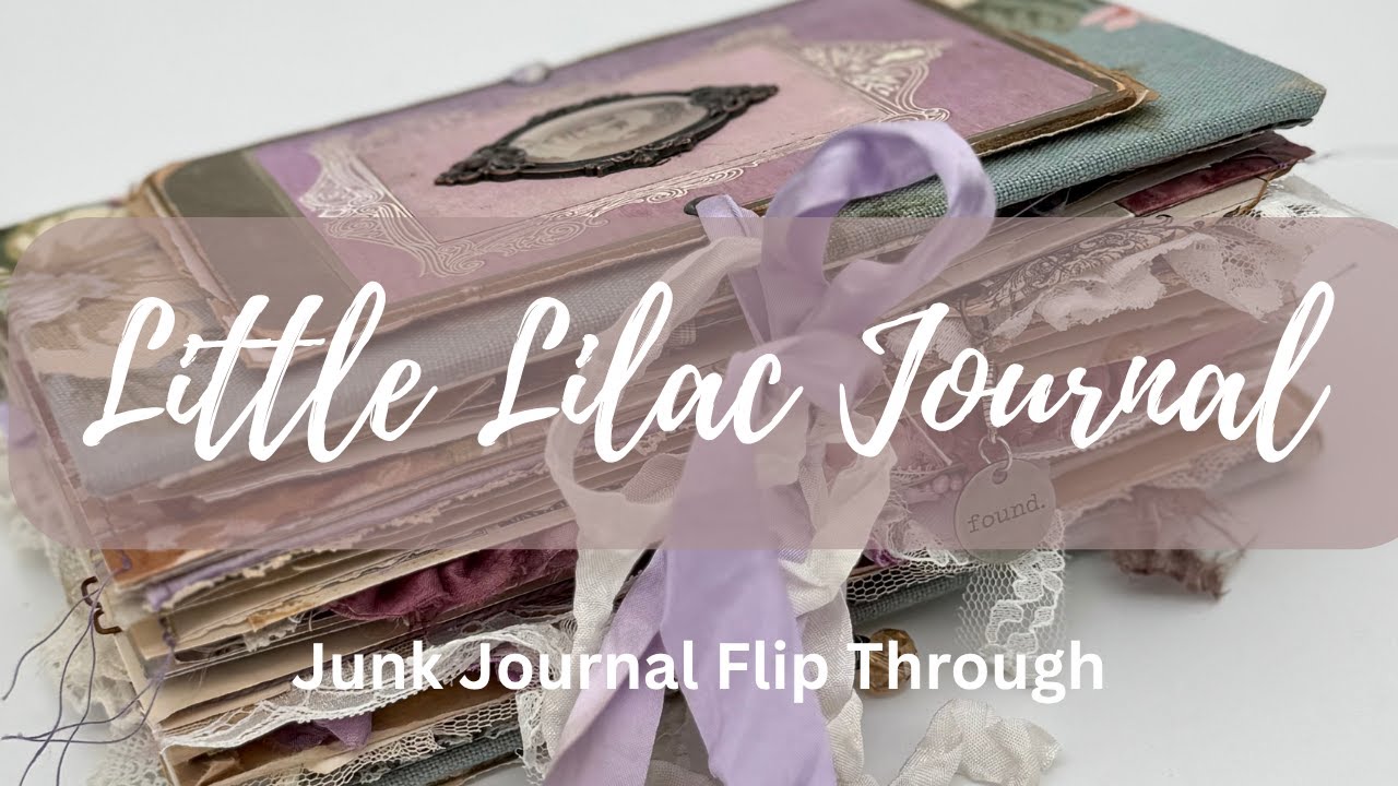 Junk Journal Flip Through. Two Romantic Neutral Vintage Journals