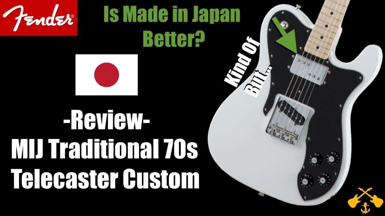 Fender Made In Japan Telecaster Custom Review | Jazz Bass Giveaway