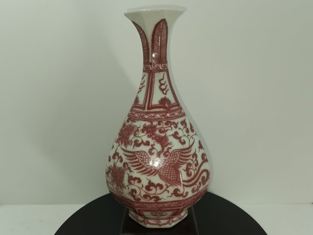 中国 明朝 釉裏紅 小壺 小瓶 花器 古磁器 骨董品 2025年最新】