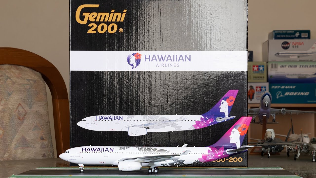 Gemini Jets 1:200 Hawaiian Airlines A330-200 New livery Unboxing