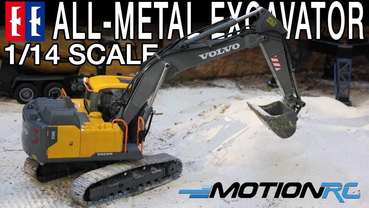 Awesome All-Metal Double Eagle Volvo EC160E 1/14 Scale Excavator