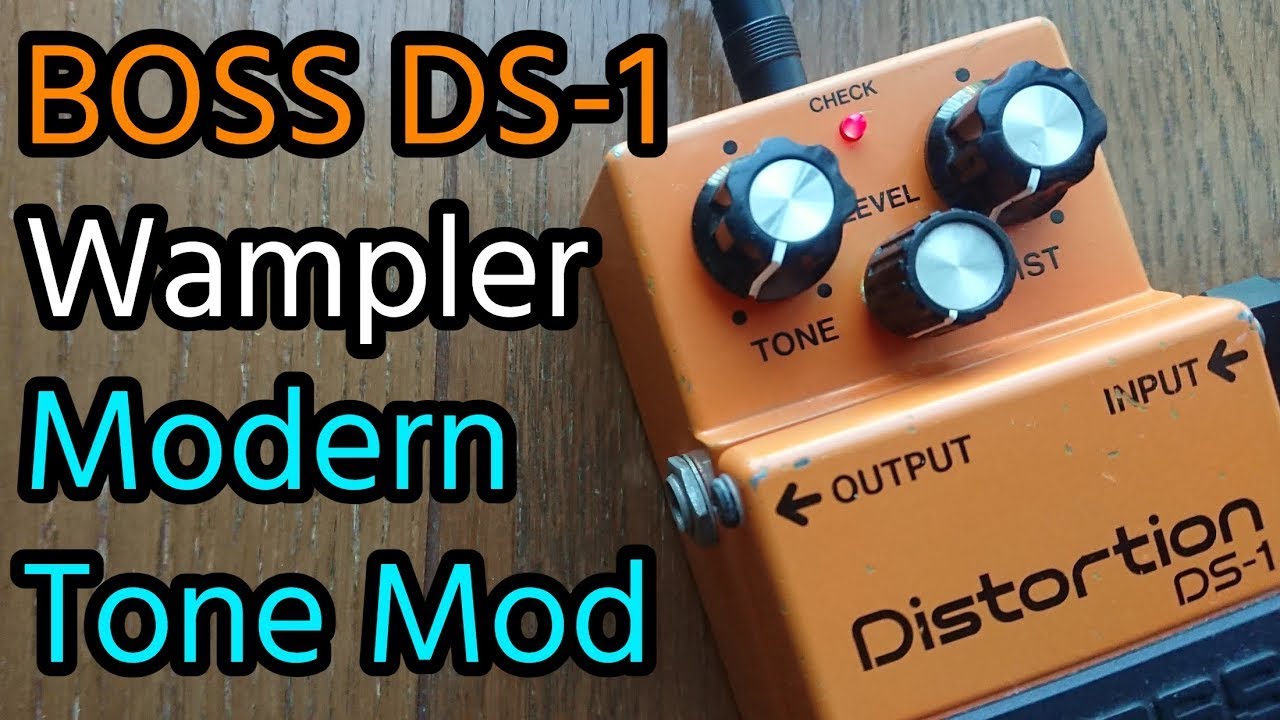 エフェクターをモディファイする!! BOSSのDS-1を Wampler Modern MOD