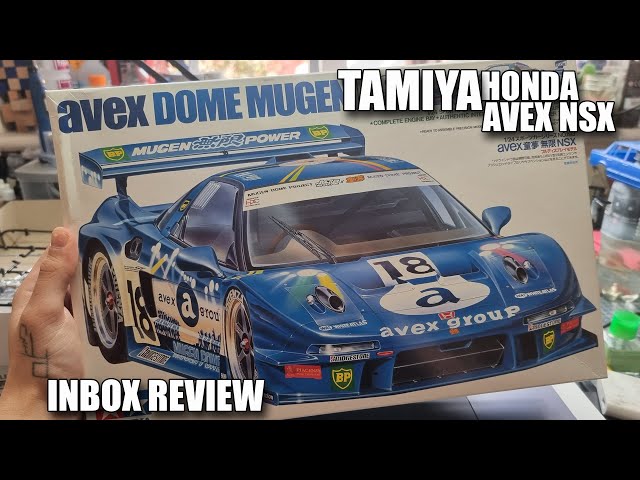 Tamiya 1/24 Honda NSX Avex Dome Mugen in box review! - YouTube