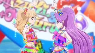 Aikatsu on Parade! Mizuki Kanzaki and Mikuru Natsuki Smiling
