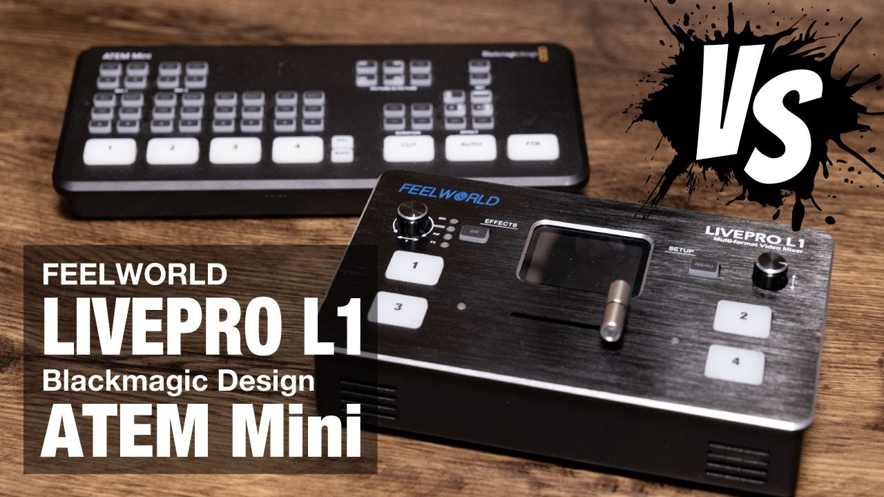 ATEM Mini VS LIVEPRO L1】話題ののライブ配信スイッチャーを徹底比較