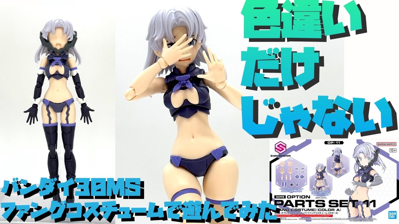 Modification Example] Playing with Bandai 30MS Option Parts Set 11