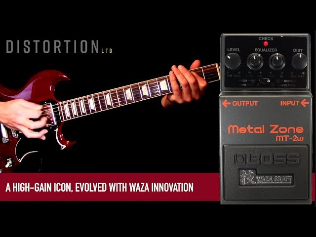 Boss MT-2W Metal Zone Waza Craft - YouTube