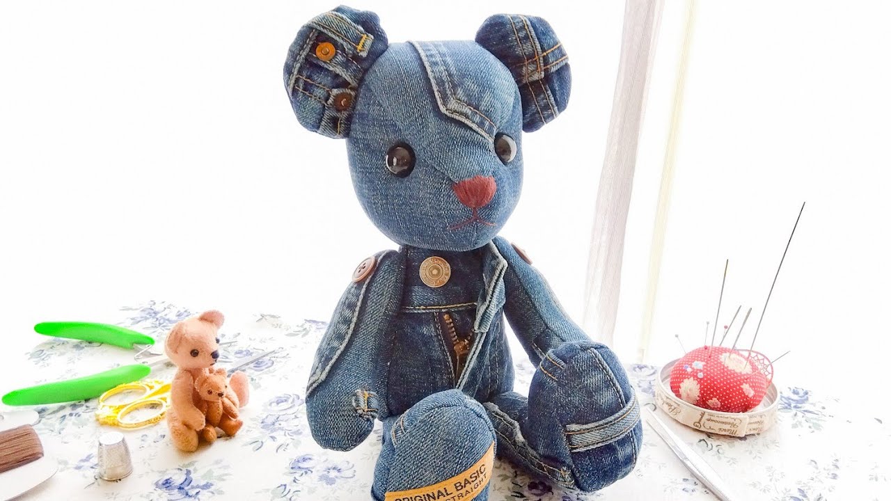 バギーズジーンズベア nao's デニムを履いたくまのぬいぐるみ レトロ