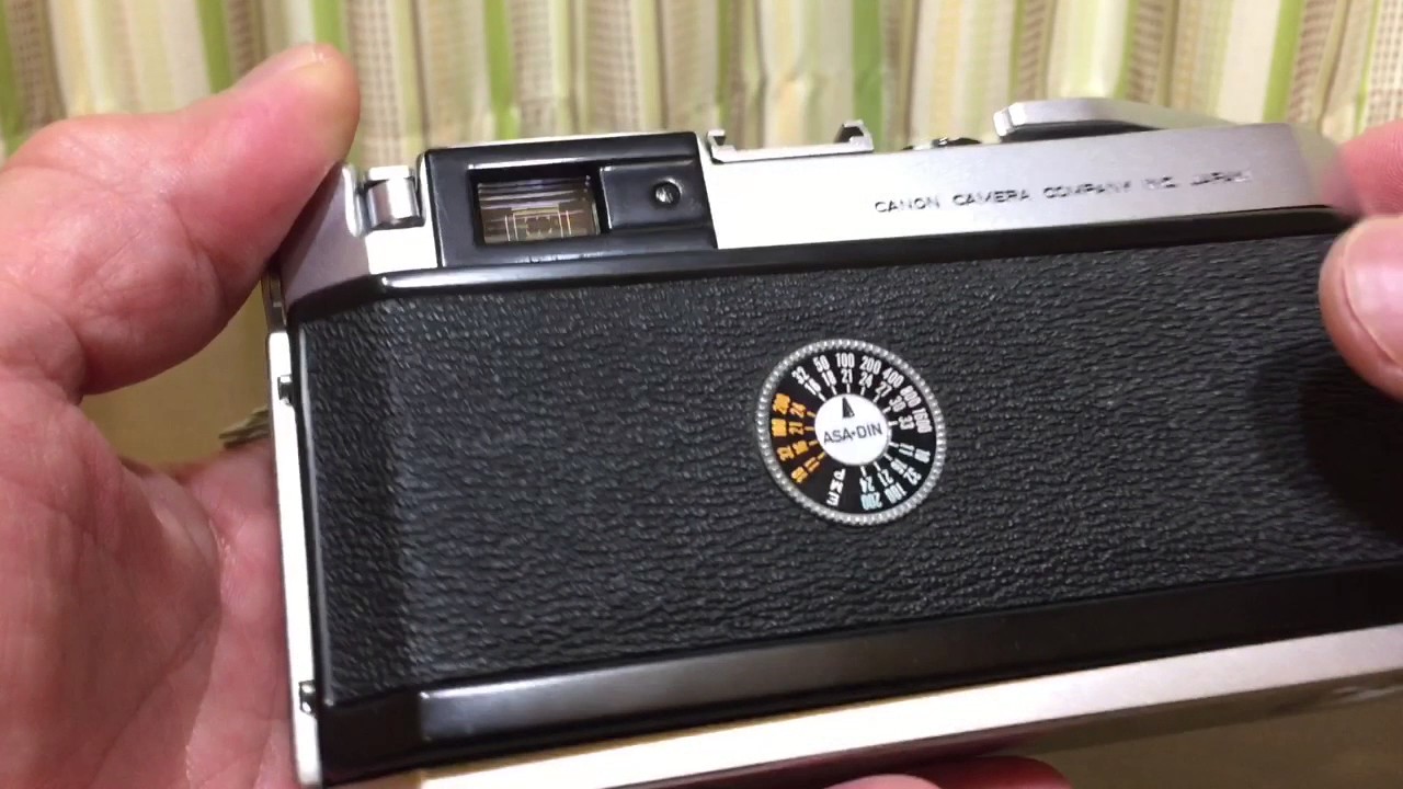 canon p (希少)レンズ付き昭和の名品 動作確認 O K 写真通り canon p