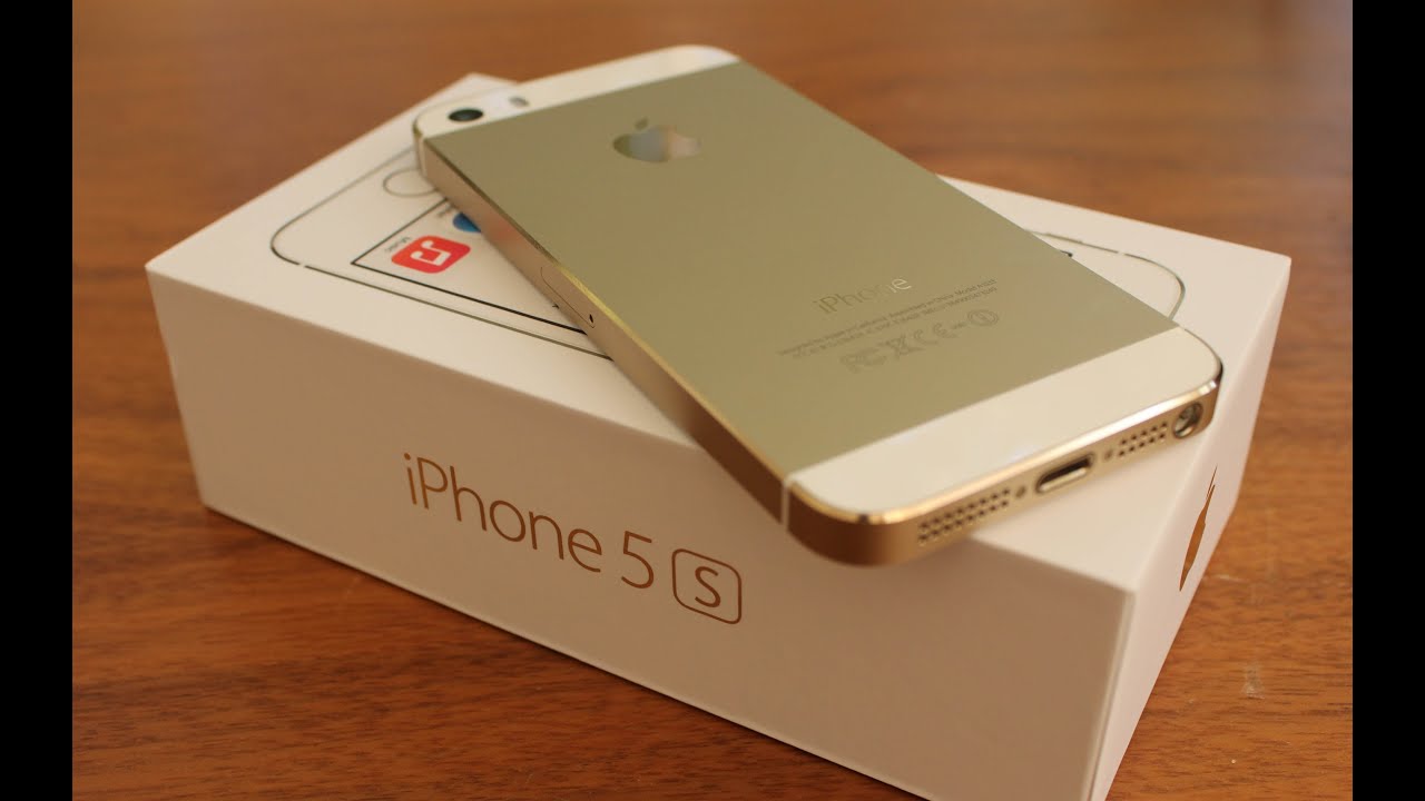 Gold iPhone 5s Unboxing and Setup (HD) - YouTube