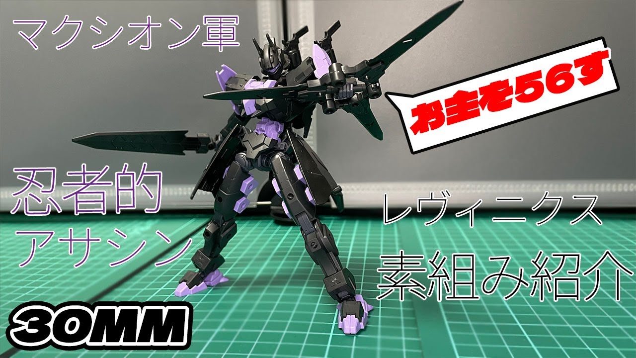 30MM】素組み紹介 忍者的アサシンなレヴィニクスTYPE‐B - YouTube