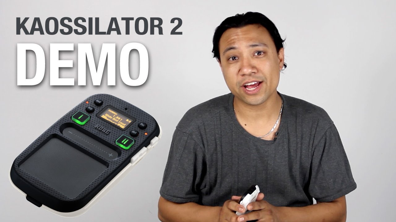 Korg Kaossilator 2 Demo - Korg KO2 (Ltd. Edition Pearl White