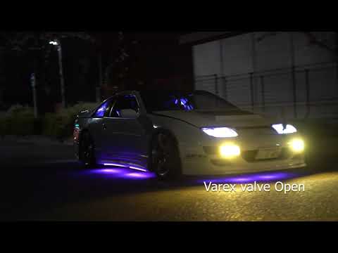 Nissan Z32 300zx N/A engine single exit exhaust sound (Varex valve