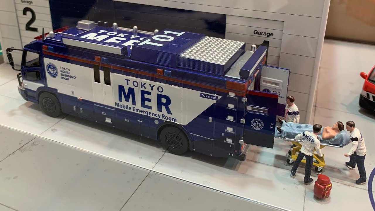 期間限定】東京駅 TBSストア TOKYO MER ジオラマ - YouTube