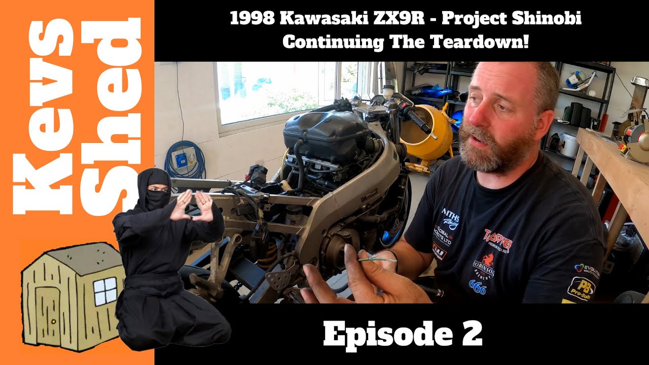 1998 Kawasaki ZX9R - Project Shinobi, Episode 2 - Continuing The