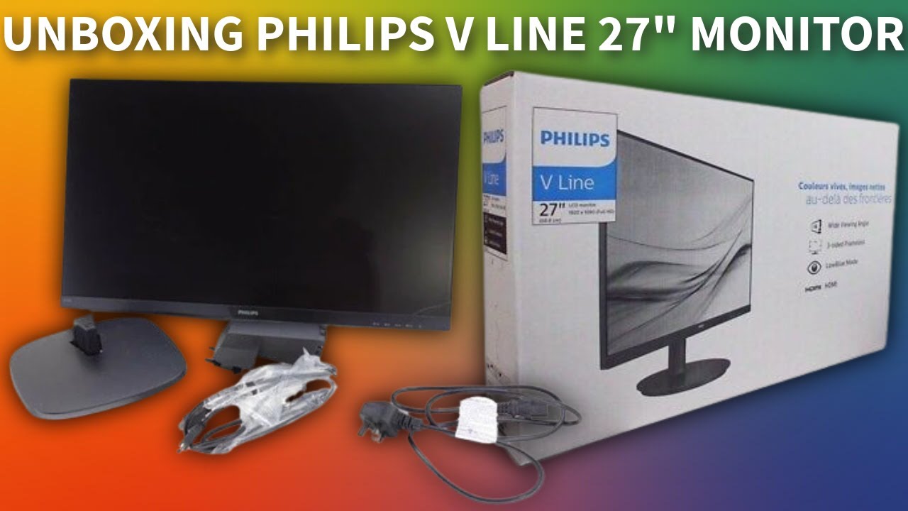 未開封】PHILIPS V Line 27インチ モニター Philips 27 V LINE Monitor