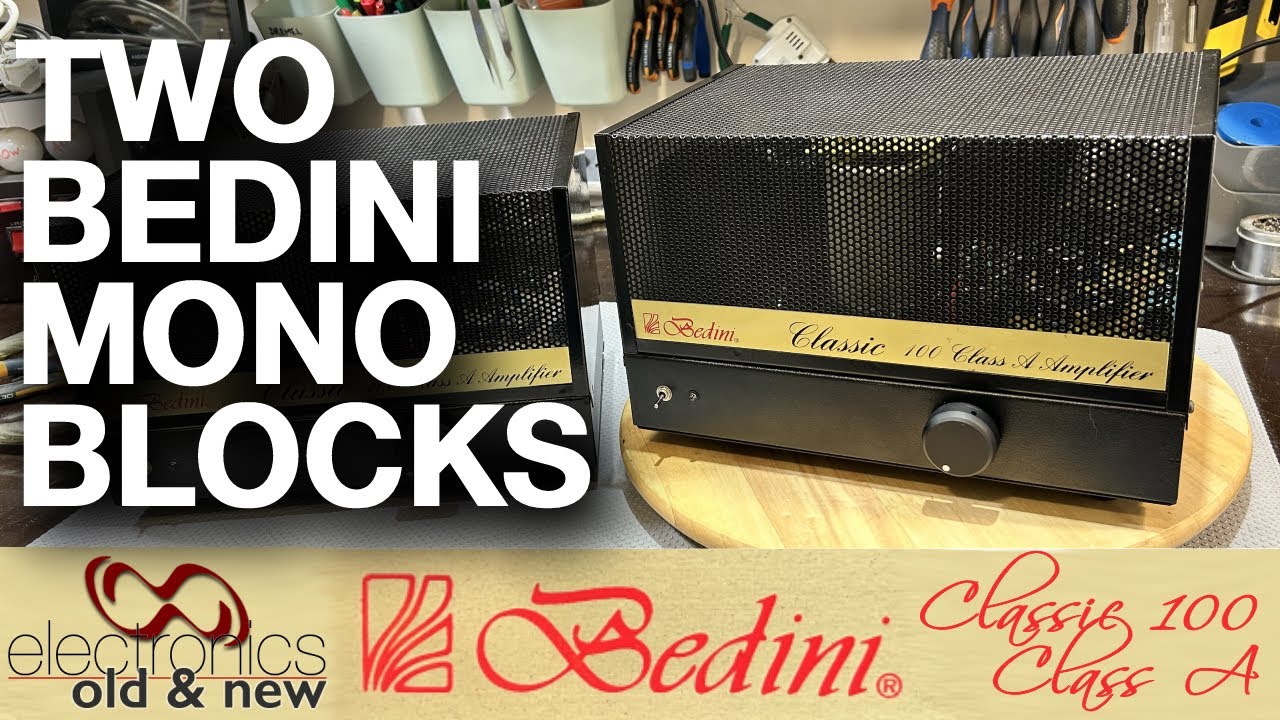 パワーアンプBedini Classic 100 Mono Amplifiers Restoring the Rare