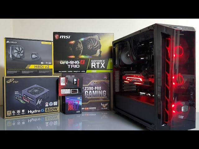 INTEL i7 9700K & RTX 2080 PC Build, Benchmark and Game Tests - YouTube