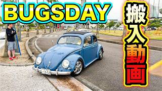 搬入動画】Bugs Day会場が騒然！ド派手すぎる空冷ワーゲンの登場に