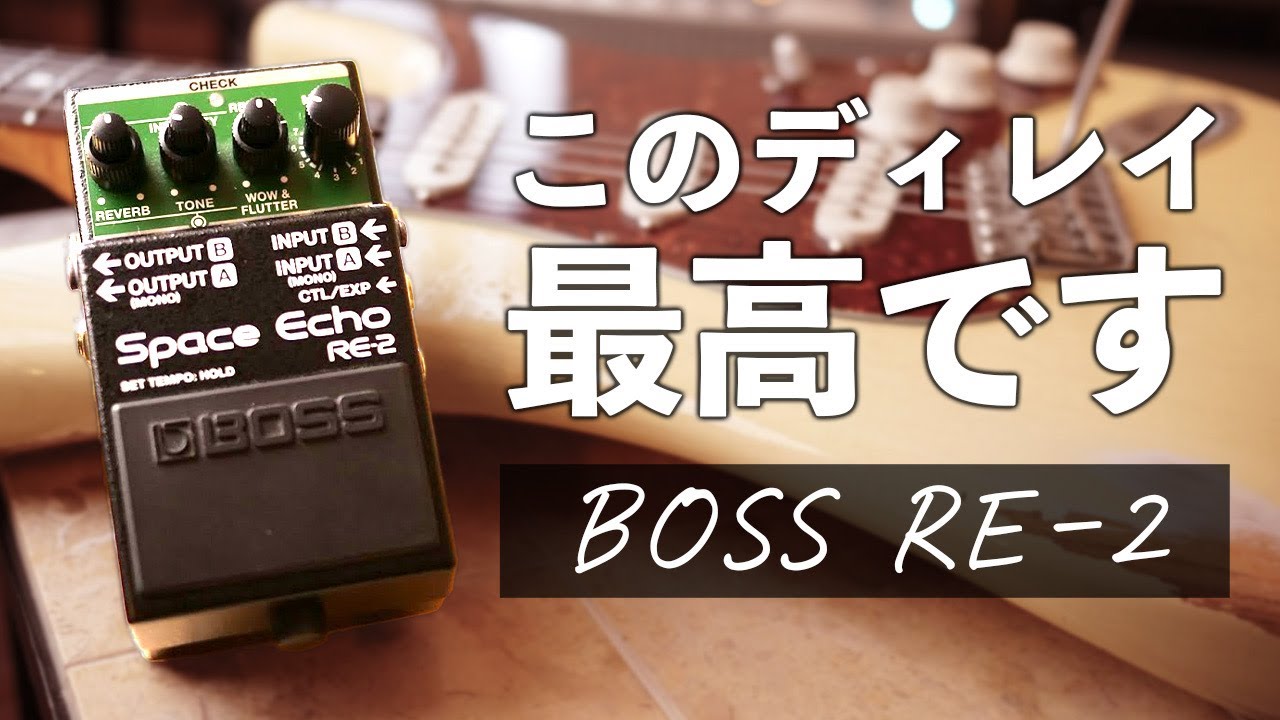 Toshiki Soejima BOSS RE-2 Review & Demo - YouTube