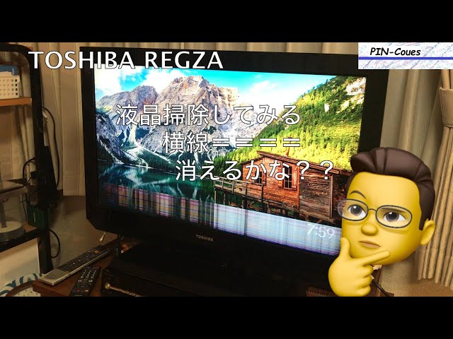 横線ノイズあり】液晶テレビ40型 TOSHIBA REGZA/2017年製 横線ノイズ