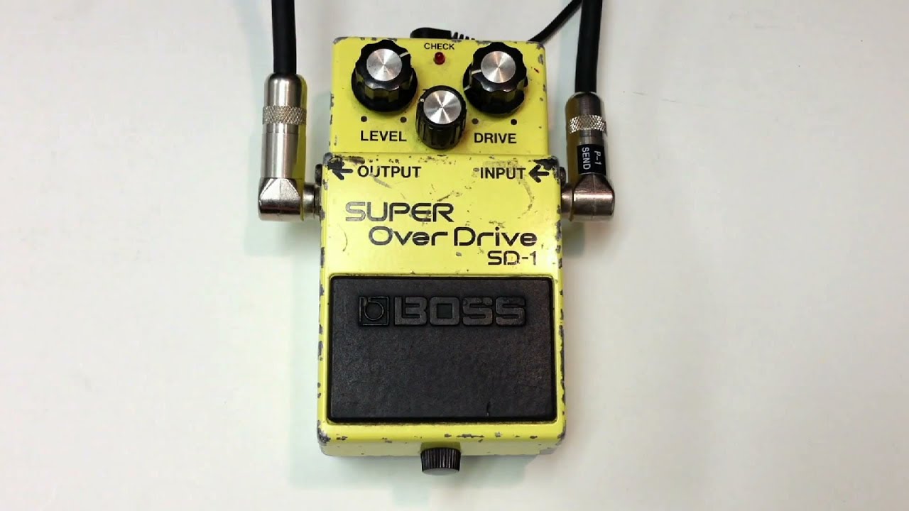 1982 Vintage Boss SD-1 Super Overdrive - YouTube