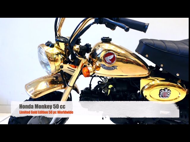 HONDA MONKEY 50CC GOLD EDITION | ONLY 50 PC WORLDWIDE - YouTube