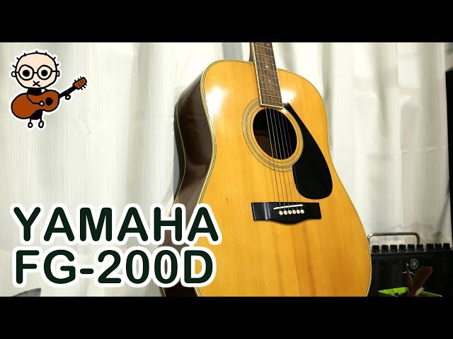 YAMAHA/ヤマハ】 アコースティックギター FG-200D 楽器 ケース付