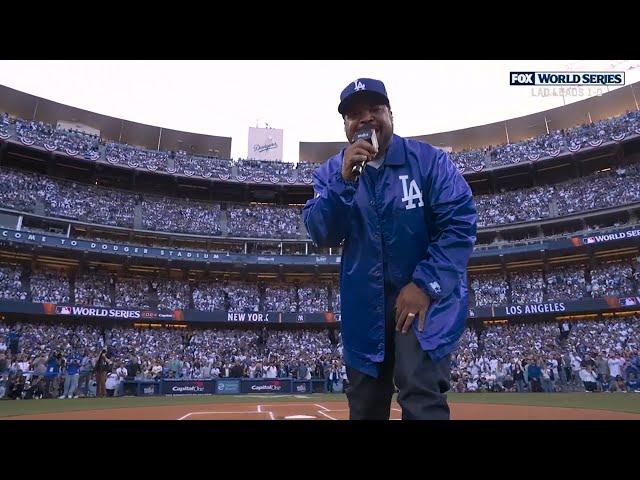 Ice Cube's performance before Yankees vs. Dodgers World Series
