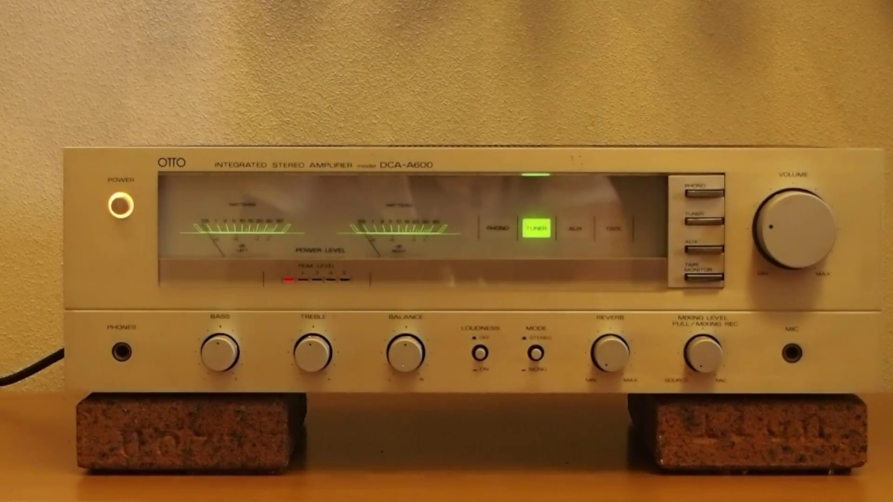 OTTO プリメインアンプ DCA-A600 動作品 送料込 OTTO プリメインアンプ