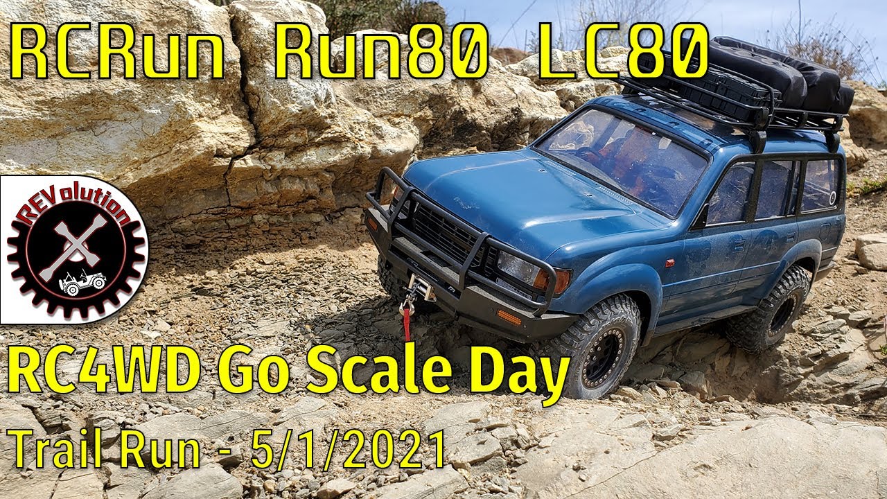 RCRun Run-80 Toyota Land Cruiser 80 - Trail Run - 5-1-2021 - YouTube