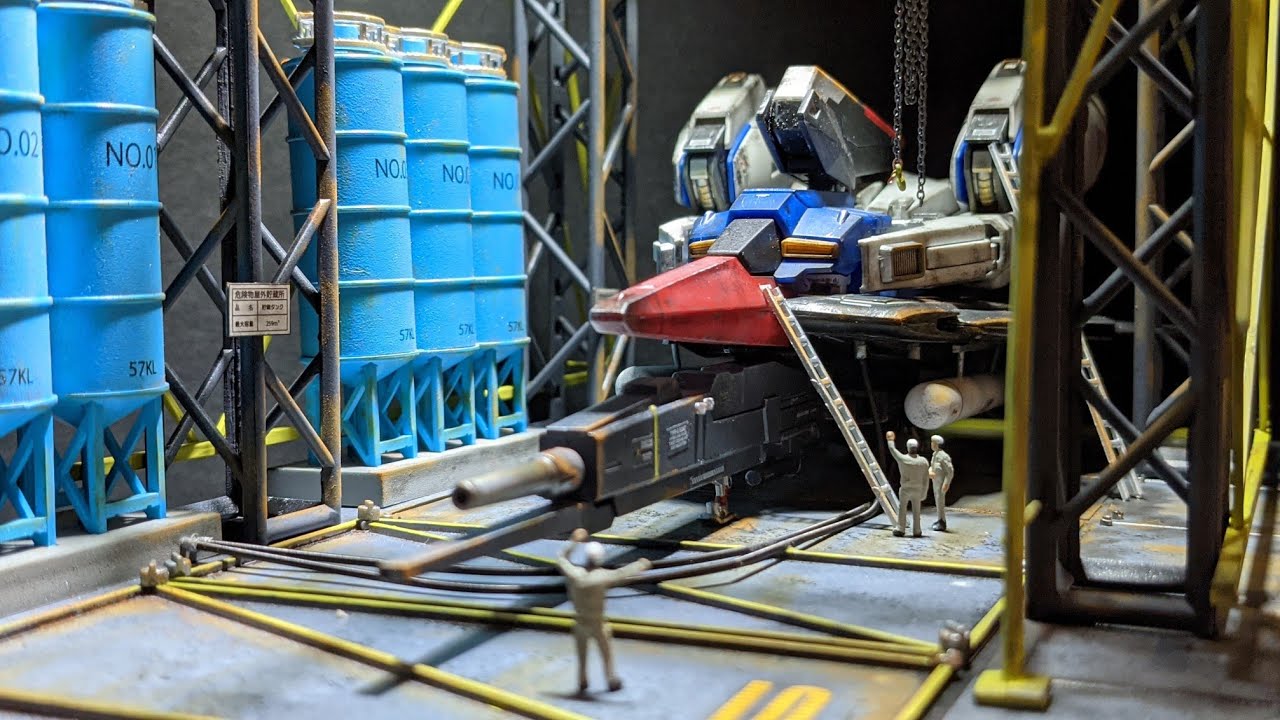B*f様 ジオラマ ガンプラ 再び空へ｜オヤシラズンさんのガンプラ作品