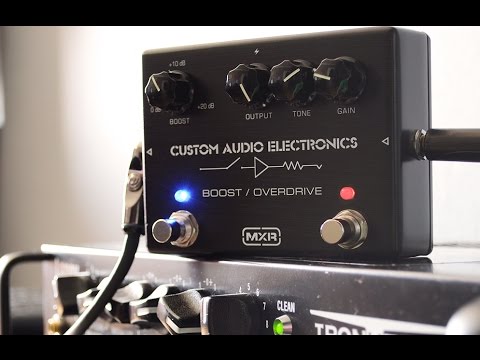 MXR Custom Audio Electronics MC402 Boost/Overdrive (Metal Demo
