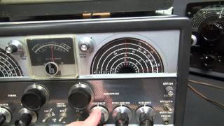 Hallicrafters SX-18 受信機 【整備品】【動画紹介】【難有】