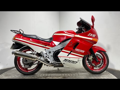 KAWASAKI ZX10 1988 40K WALK AROUND / RUNNING VIDEO - YouTube