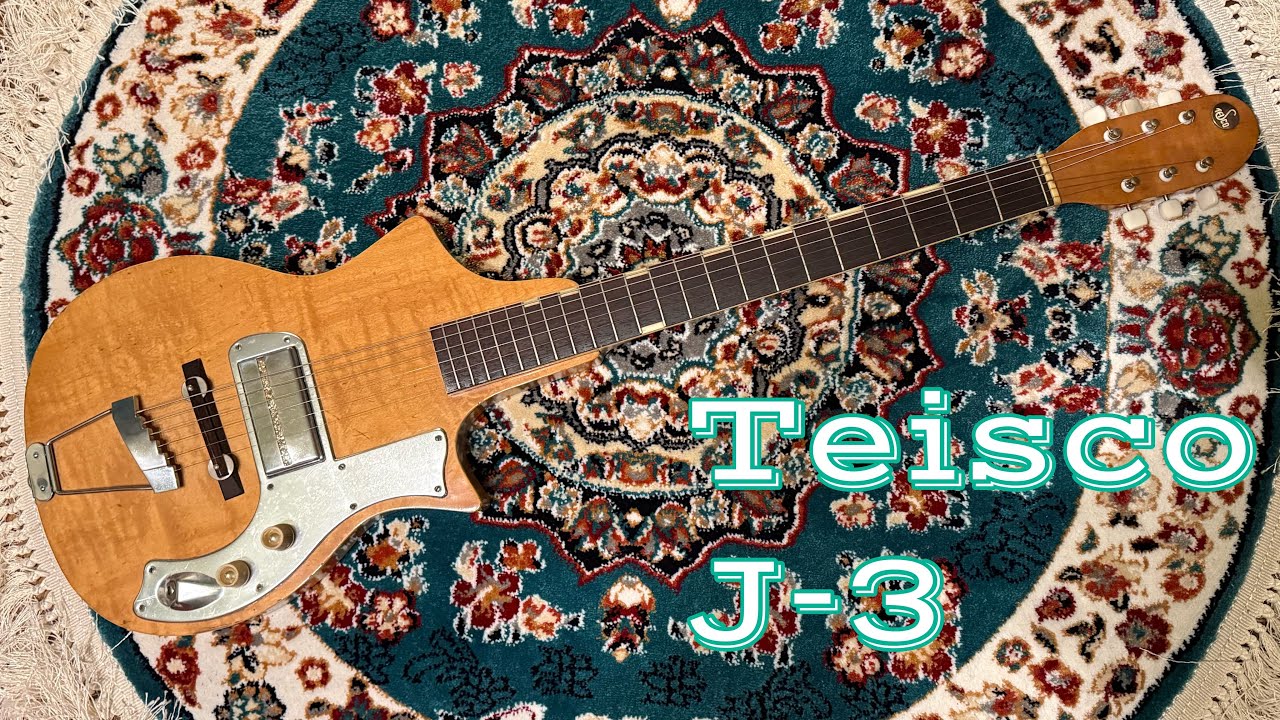 Teisco J-3 1959? テスコ 初期 ビザールギター - YouTube