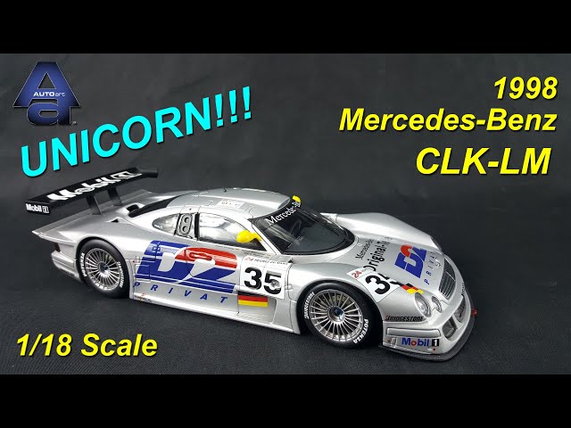 AutoArt 1/18 Scale 1998 AMG Mercedes CLK-LM - YouTube