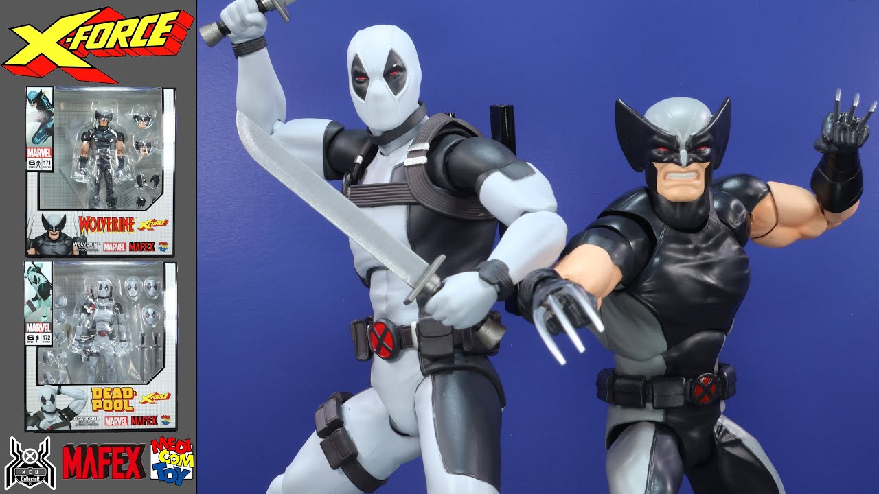 Mafex X-FORCE DEADPOOL & WOLVERINE X-Men Marvel Figure Reviews