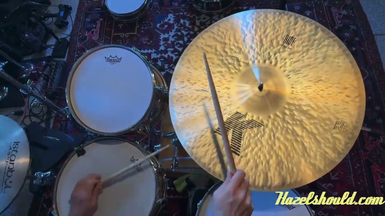 ZILDJIAN K RIDE 22” 400th ANNIVERSARY Stamp DARK 3040 g - YouTube
