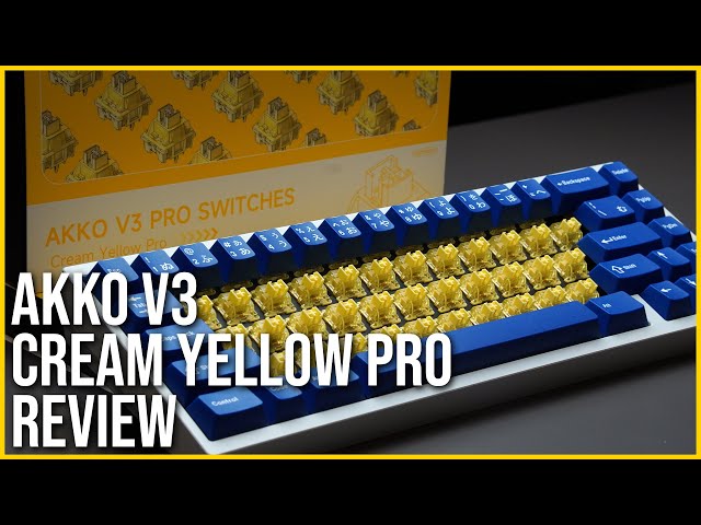 Akko V3 Cream Yellow Pro Review | The Best Budget Switch Now Even
