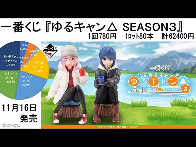 一番くじ 『ゆるキャン△ SEASON3』1ロット①