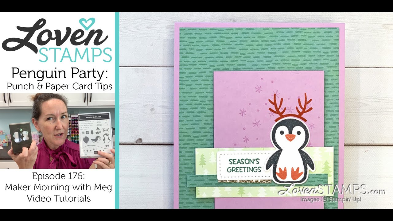 スタンピンアップ ペンギンスタンプ＆パンチ 【公式通販】