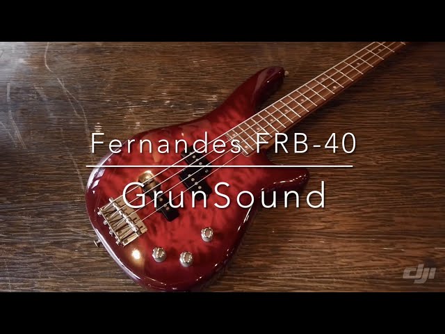 フェルナンデス FRB-42 PJ キルトメイプル レッド エレキベース