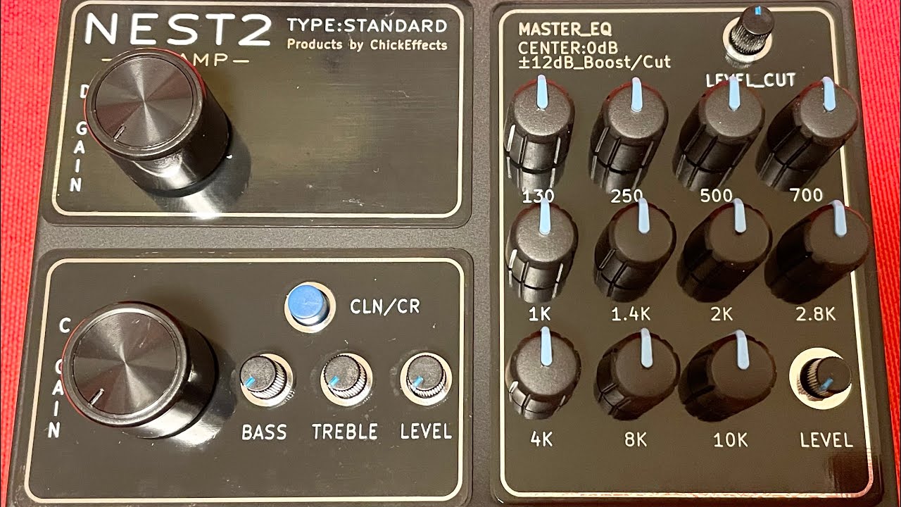 NEST2 プリアンプ ギターエフェクター ChickEffects NEST2 -Preamp