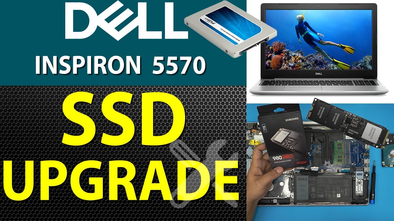 Dell Inspiron 5570 Reg P75f ✓ SSD - HDD Upgrade 💻 - YouTube