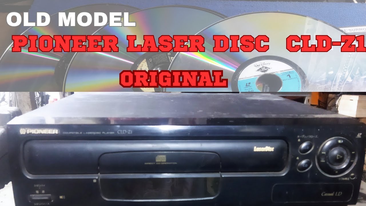 OLD MODEL PIONEER LASER DISC CLD-Z1 ORIGINAL - YouTube