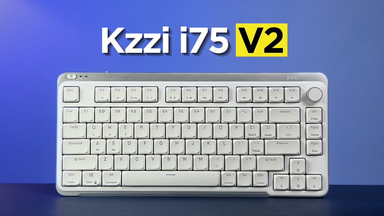 Kzzi i75 V2 Review: A Fun & Affordable Low Profile Keyboard - YouTube
