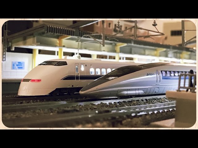 500系新幹線 12両 kato ライト室内灯点灯動力動作確認済 500系