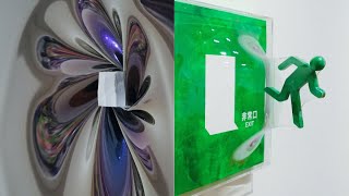 松枝悠希「2.5 DIMENSIONAL」｜平面と立体の良さを凝縮したアート