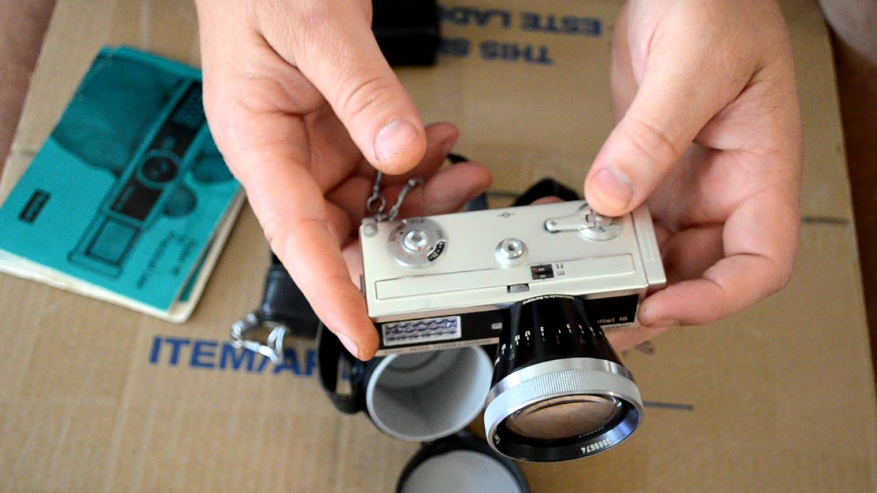 Coolest neighbor ever! Rollei 16 vintage camera - YouTube